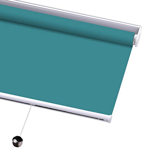 Premium Blackout Roller Shades - Cordless UV Protection Custom Window Blinds 47