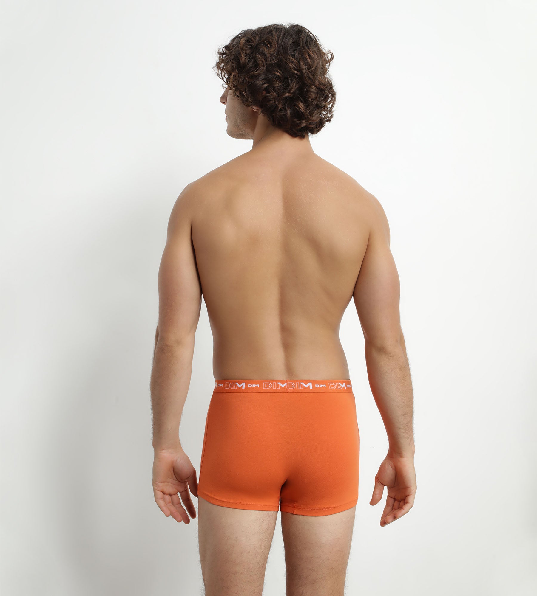 2 Pack Men's Graphic Print Boxer Briefs - Blue & Orange Stretch Cotton Underwear with Comfortable Waistband | Perfect for Daily Wear, Gym & Travel
