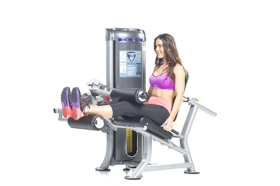 TuffStuff CalGym 200lb Leg Extension and Curl Machine (Model CG-9514) - Perfect for Home Gym Strength Training & Leg Workouts