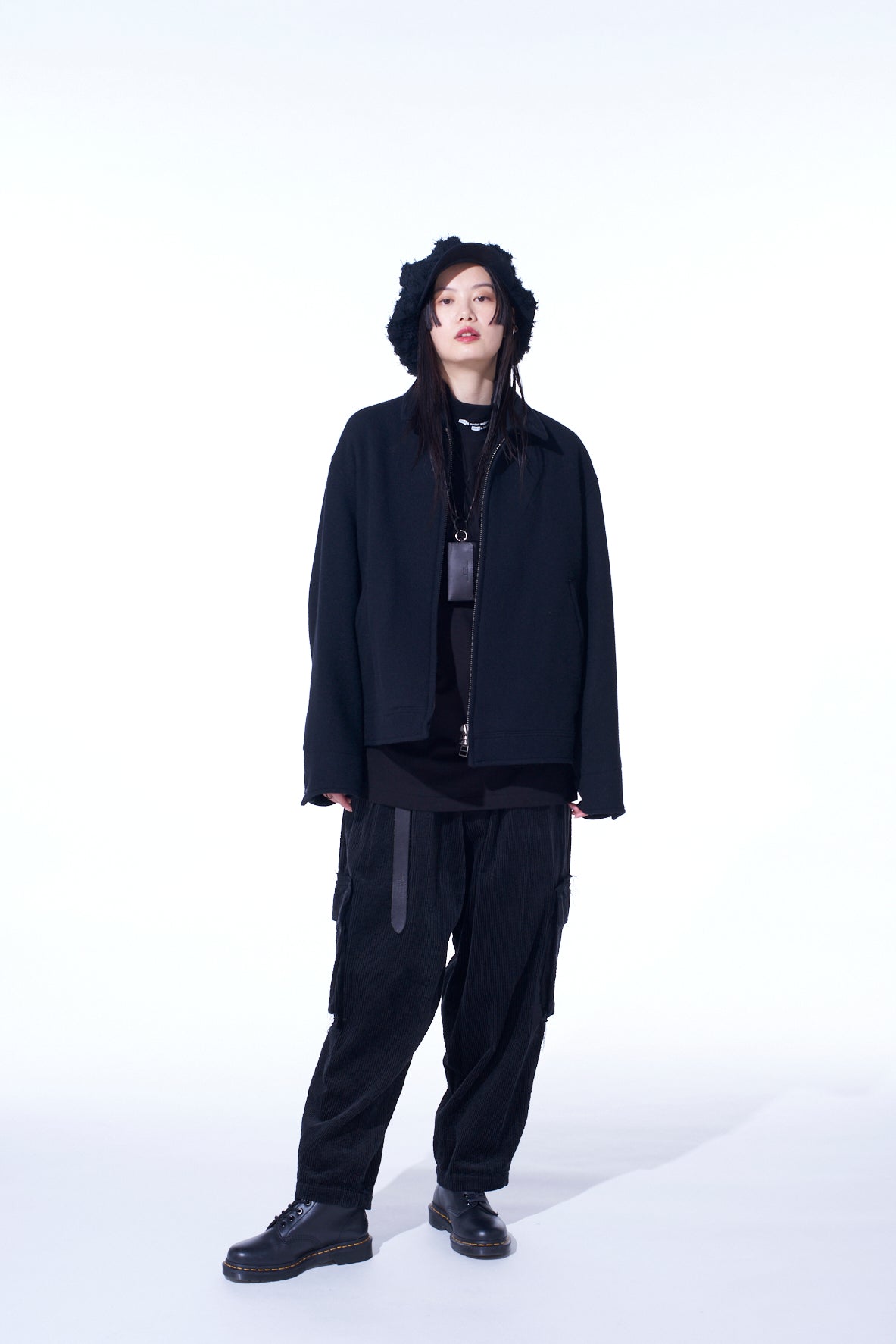 Double Weave Melton Oversized Zipper Blouson Jacket for Men & Women | Stylish Winter Coat for Outdoor Activities & Casual Wear