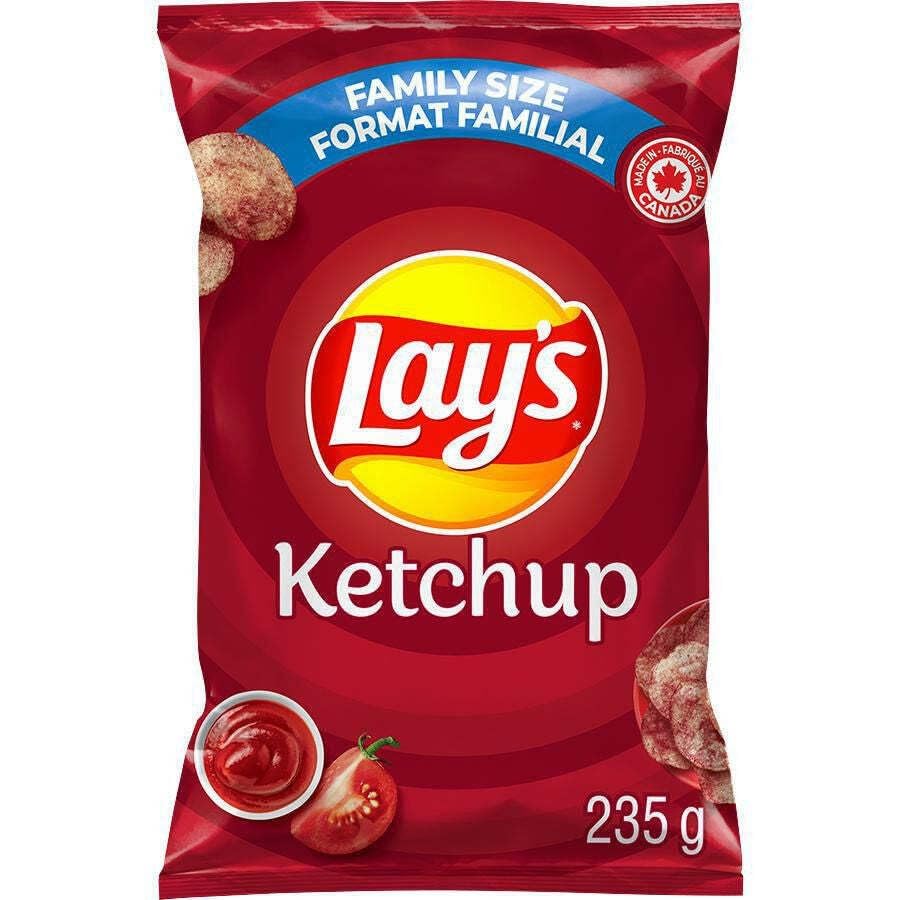 FritoLay Canadian Exclusive Variety Pack - Lays Ketchup, Ruffles All Dressed, Ruffles Bacon & Sour Cream, Miss Vickies Spicy Dill Pickle, Miss Vickies Sour Cream & Onion (5-Pack) | Imported from Canada | Perfect for Parties, Snacking & Canadian Food Lovers
