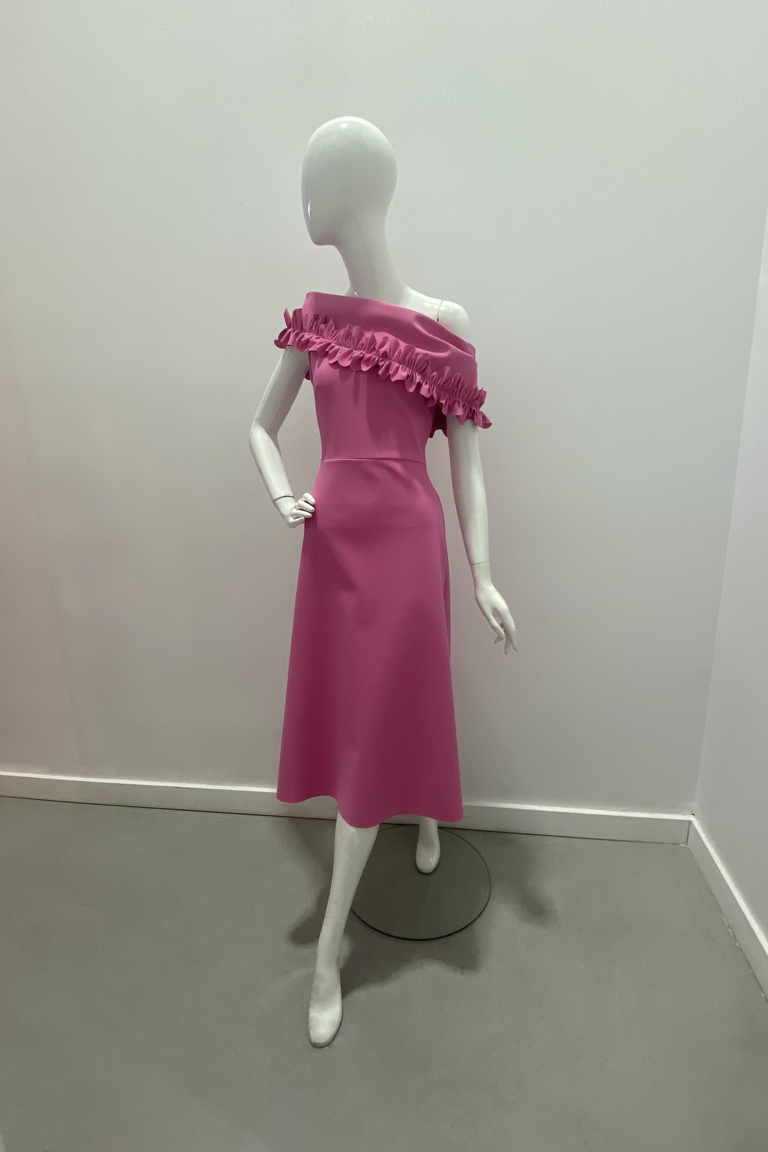 Greta Constantine Lofiyah Ruffle A-Line Dress for Women | Elegant Flowy Party Dress for Weddings, Cocktails & Special Occasions