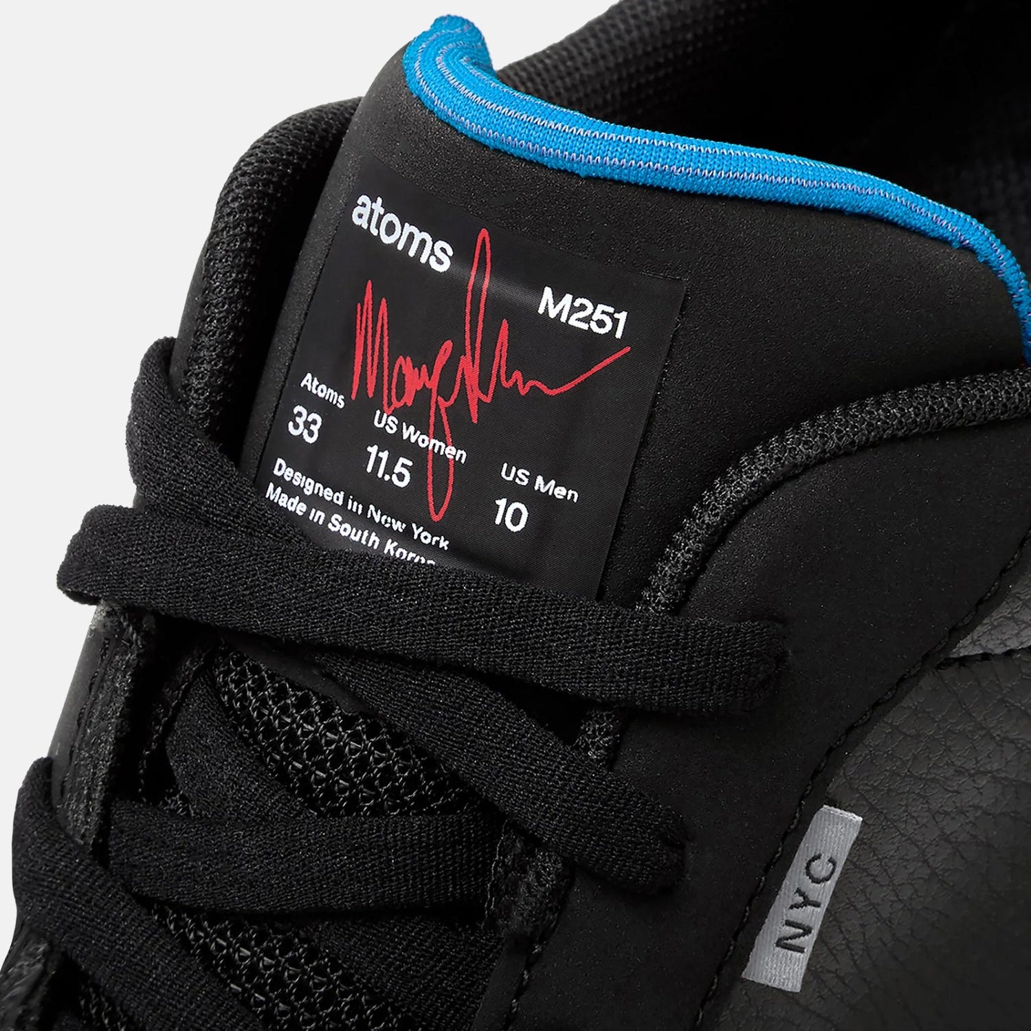 Atoms 251 Low Sneakers - Blue & Black Colorway + Ridge Wallet Bundle | MKBHD Edition | Dark Mode Style | Perfect for Casual Wear & Everyday Use