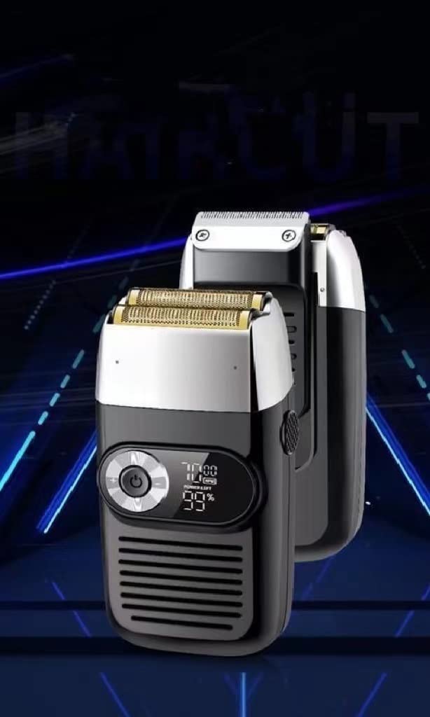 JYYBN Electric Shaver for Men - Rechargeable Cordless Beard Trimmer & Bald Head Shaver with Low Noise, Portable & Durable Design - Perfect for Home, Travel and Daily Grooming Routine