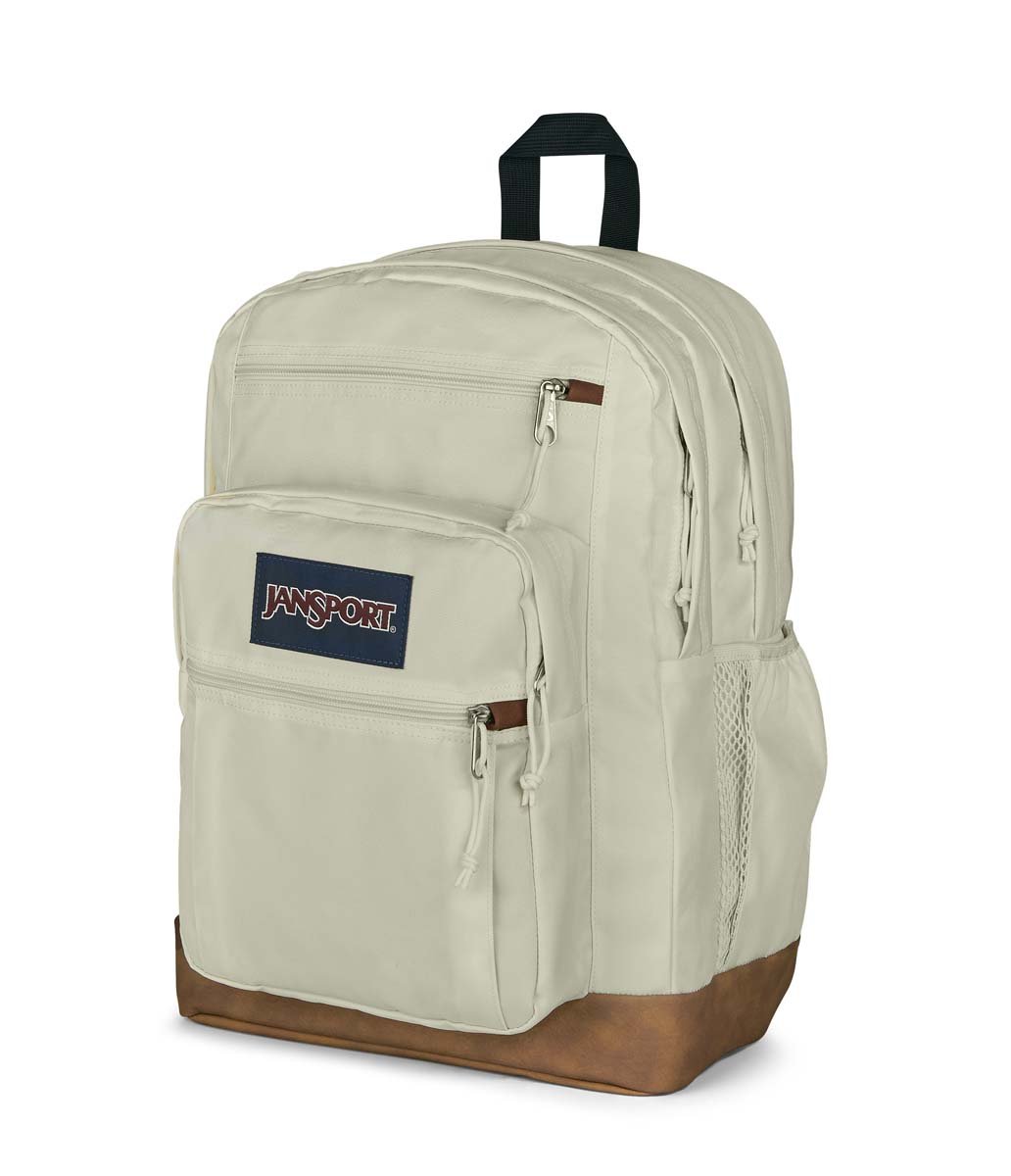 JanSport Cool Student Backpack for School & Travel - Lightweight Laptop Backpack with Padded Straps, Durable Water-Resistant Material (Coconut Color) - Perfect for College, High School & Everyday Use