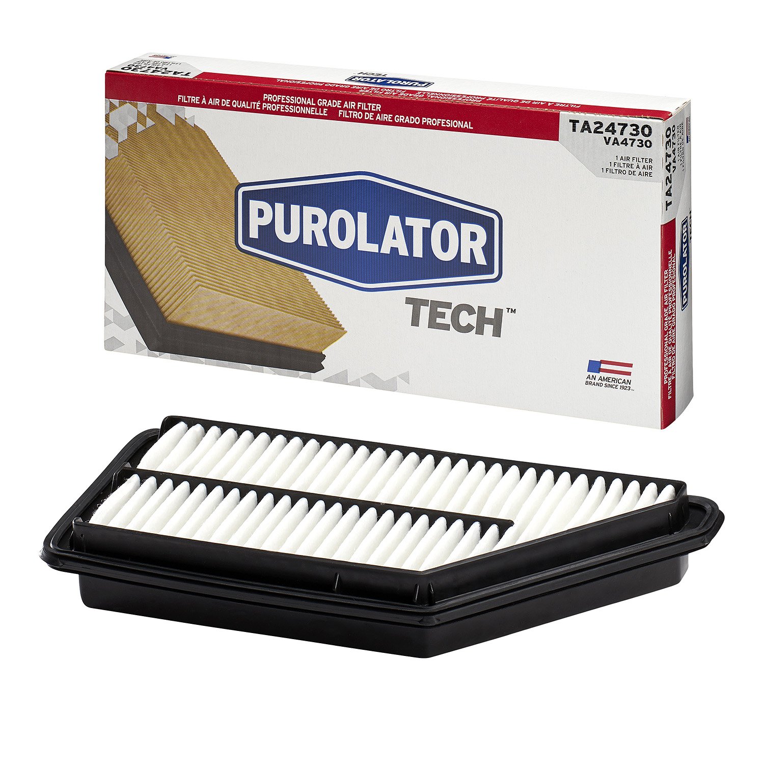 Purolator TA24730 PurolatorTECH Premium Air Filter for Cars & Trucks - High Performance Engine Protection for Daily Commute & Off-Road Driving
