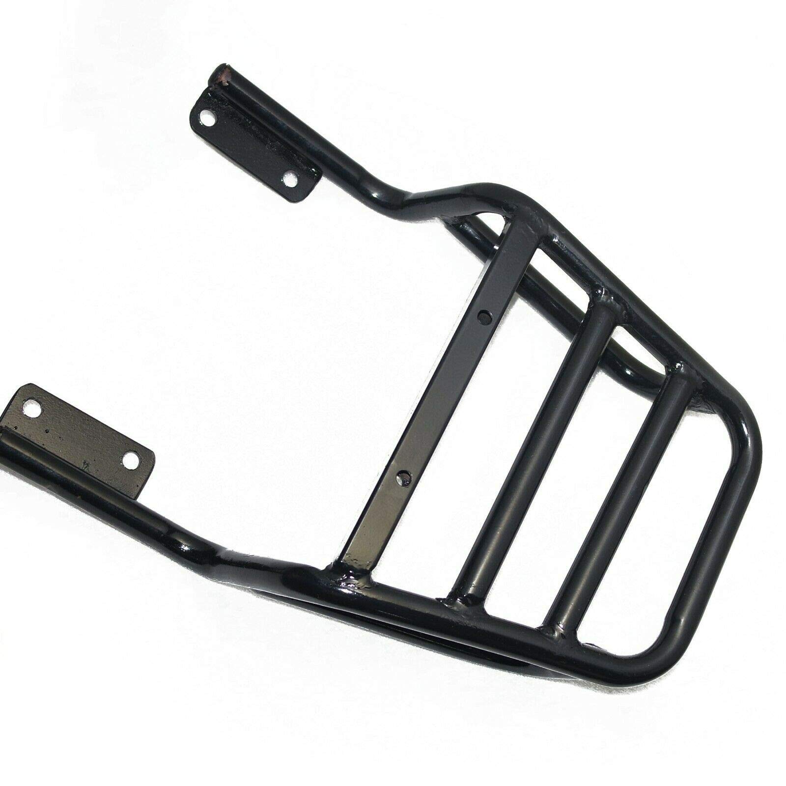 Black Rear Rack Luggage Carrier for Royal Enfield Interceptor 650 - Heavy Duty Motorcycle Cargo Rack for Touring & Adventure Riding