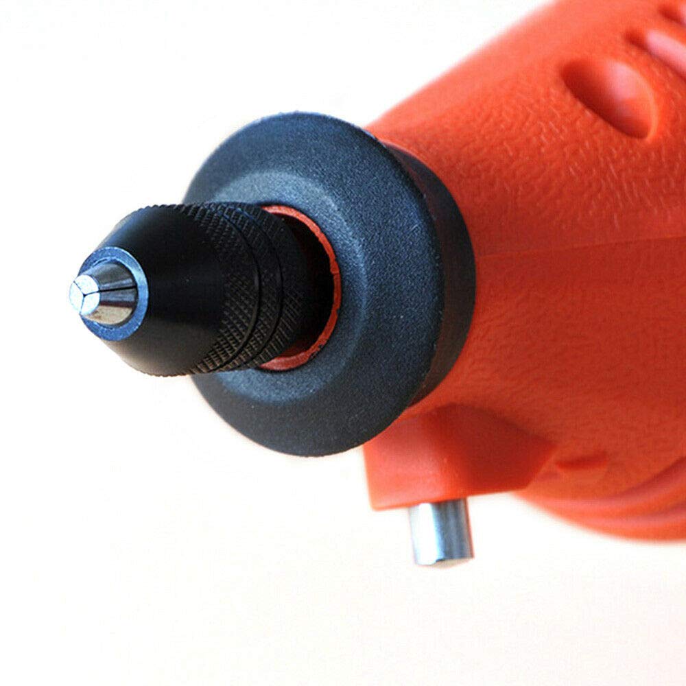 0.3-3.2mm Keyless Drill Chuck Adapter M8x0.75mm - Quick Change Electric Grinder Converter for Power Tools - Perfect for DIY Projects, Metalworking & Woodworking
