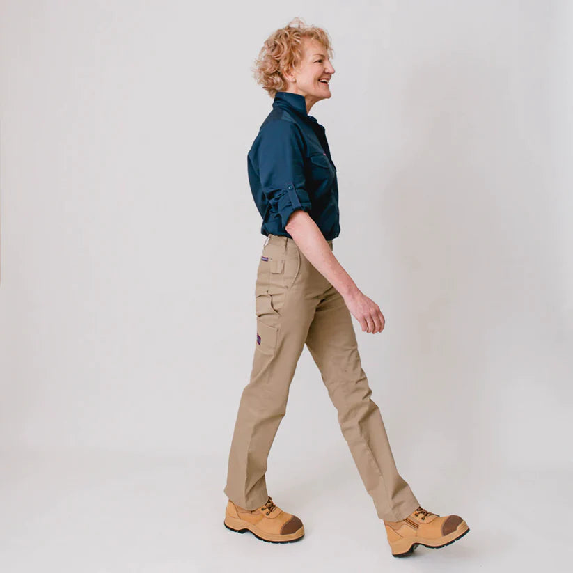 Women's Mid Rise Cargo Pants - Comfortable & Stylish for Outdoor, Hiking & Casual Wear