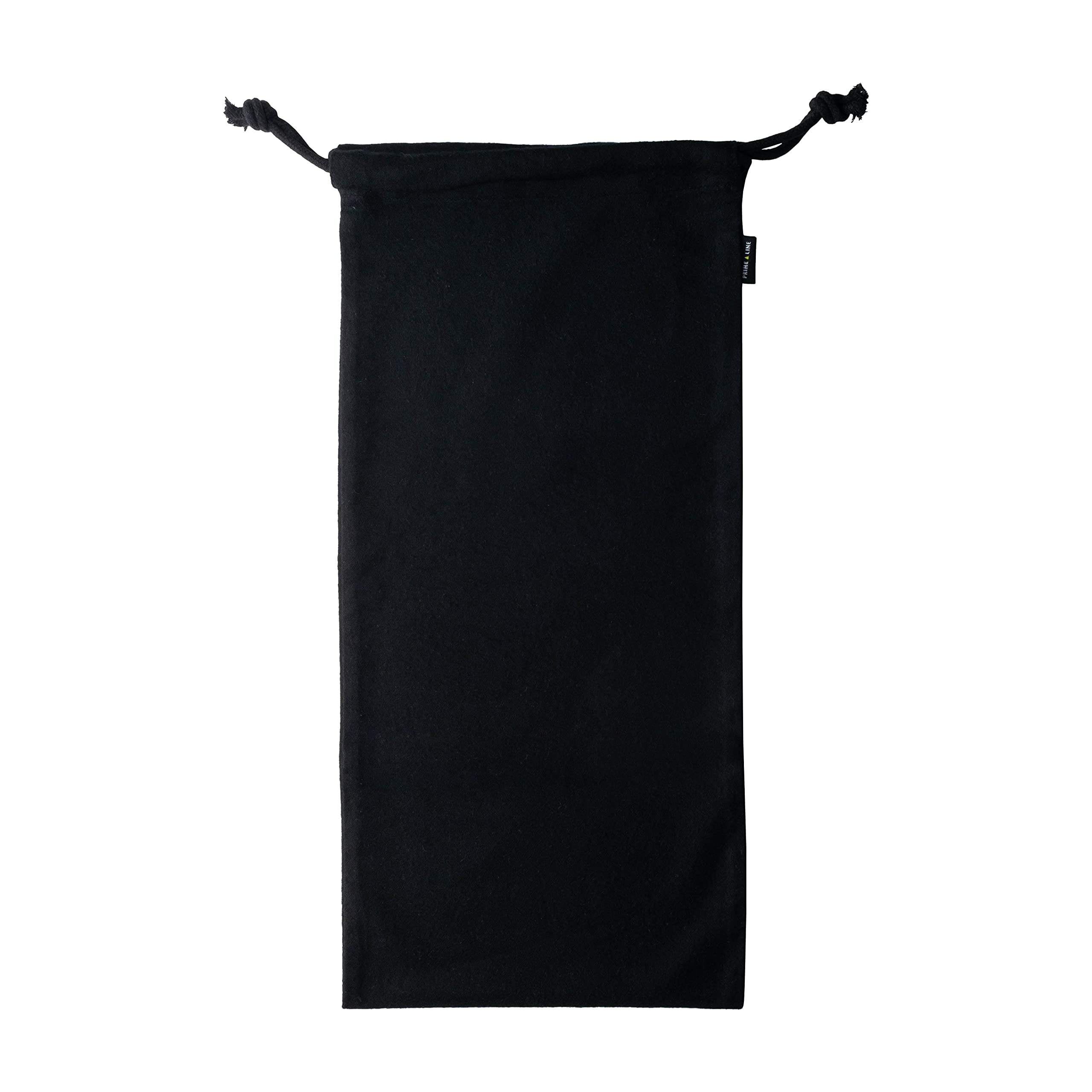 Premium ZENPAC Shoe Dust Bags - 4 Pack Black Flannel Drawstring Pouches (8x17 Inch) for Boots, Sneakers & Luxury Shoes | Washable Cotton Storage Bags for Travel, Luggage & Closet Organization | Dust Protection & Breathable Fabric
