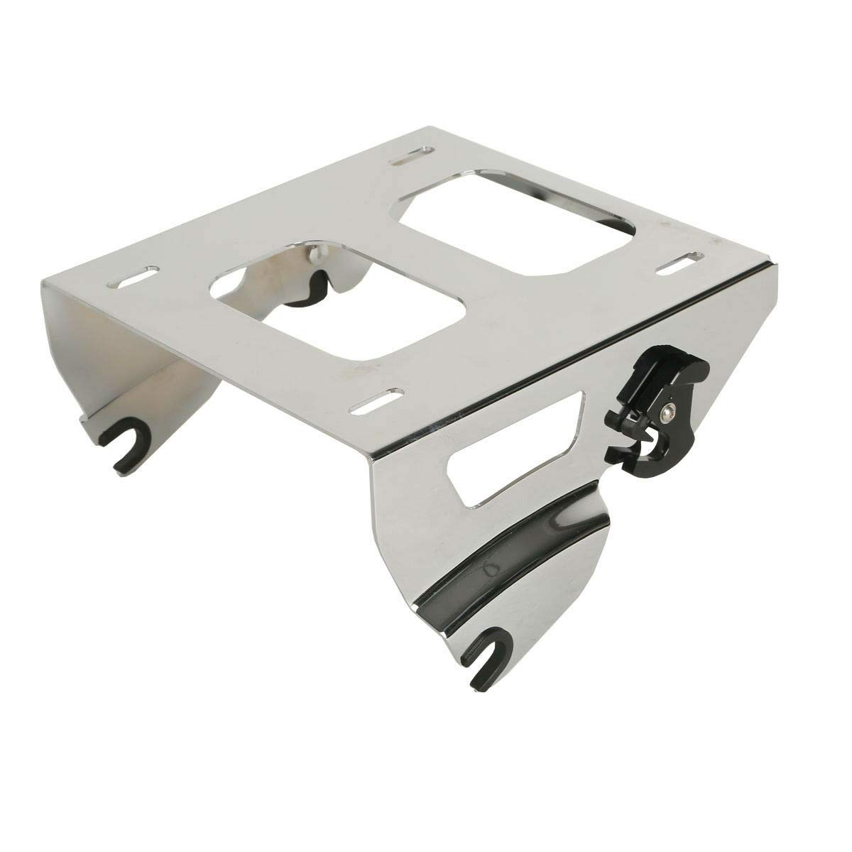TCT-MOTORPARTS Chopped Tour Pack & Solo Mounting Rack Backrest for Harley Touring Street Glide & Road King (2014-2025) - Perfect for Long Rides & Custom Motorcycle Upgrades