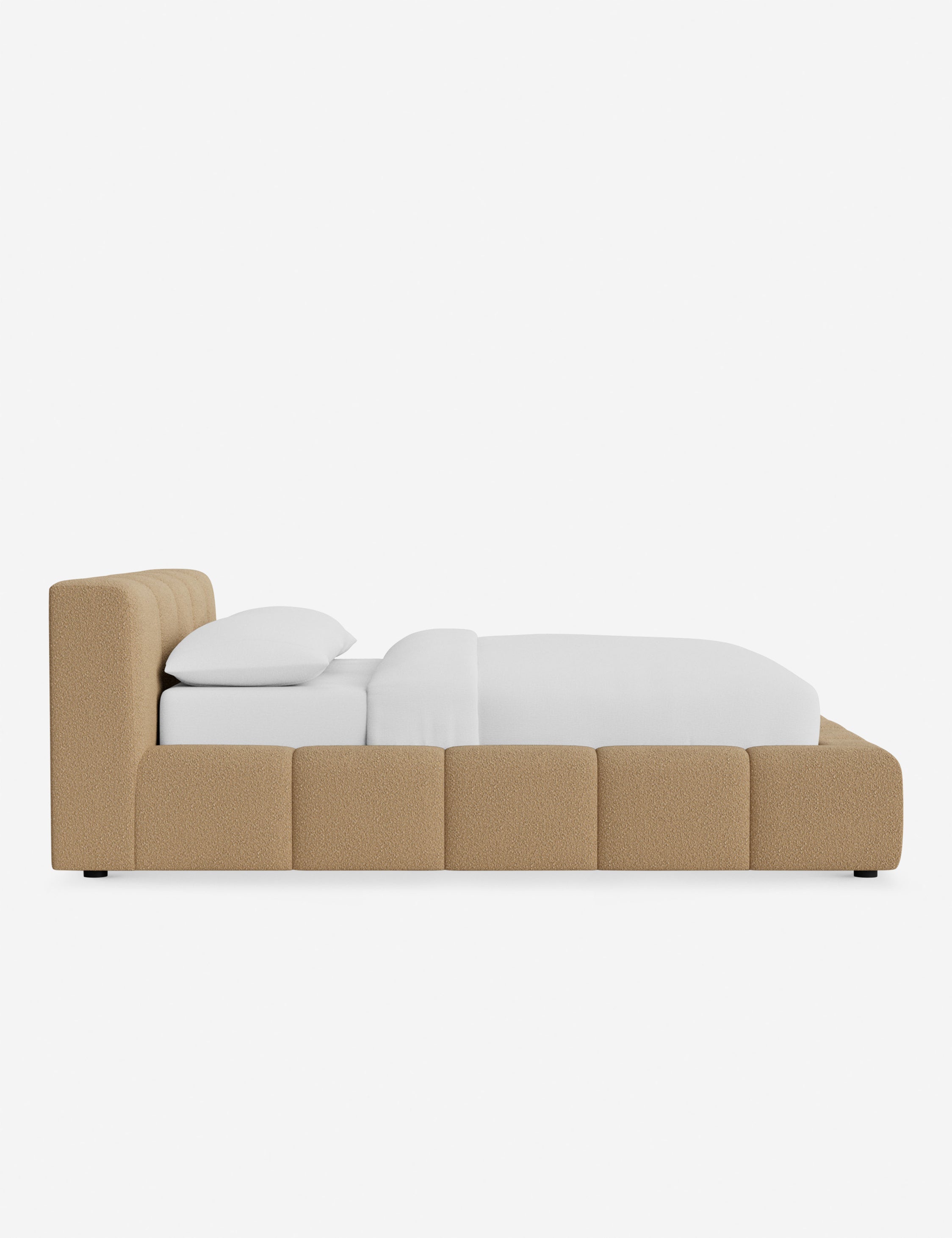 Cambry Platform Bed Frame - Modern Minimalist Wooden Bed with Sturdy Slat Support - Perfect for Bedroom, Guest Room, and Studio Apartments
