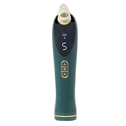 Qutsvosh Blackhead Remover Vacuum - Deep Pore Cleanser for Acne & Pimple Removal - Facial Spa Skin Care Beauty Tool (Green) - Perfect for At-Home Skincare Routine & Spa Treatments