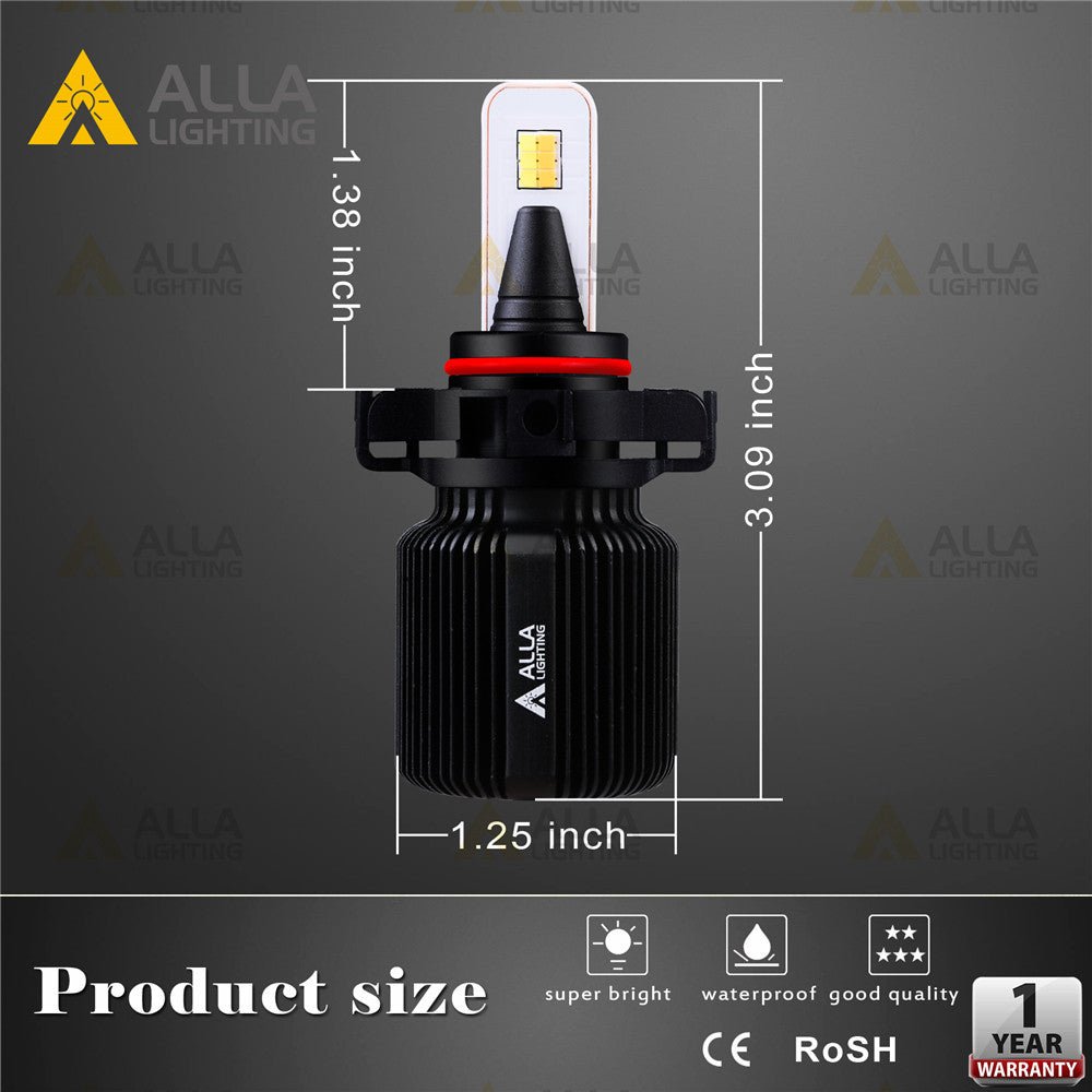 2504 PSX24W LED Switchback Bulbs - 6000K White/3000K Yellow Fog Lights for Cars, Trucks, SUVs - Durable & Bright for Enhanced Visibility in Rain, Snow & Night Driving