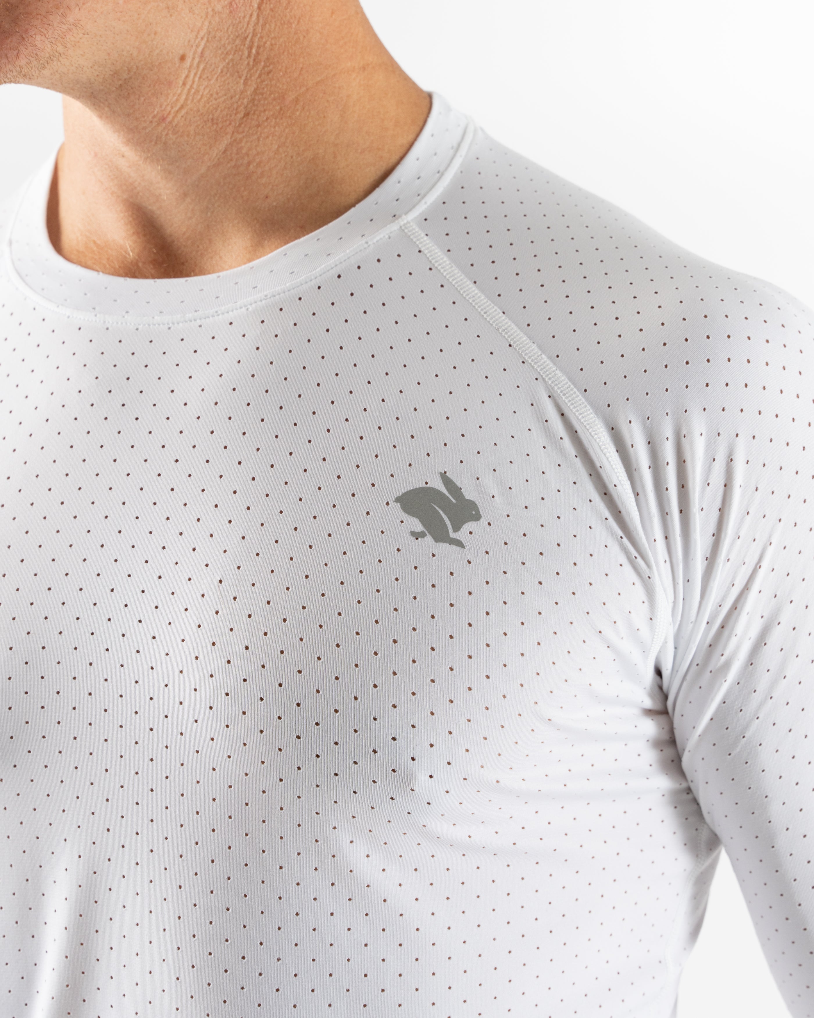 Men's Easy Tee Performance Ice Long Sleeve Shirt - Moisture Wicking & Breathable for Workouts, Running & Outdoor Activities