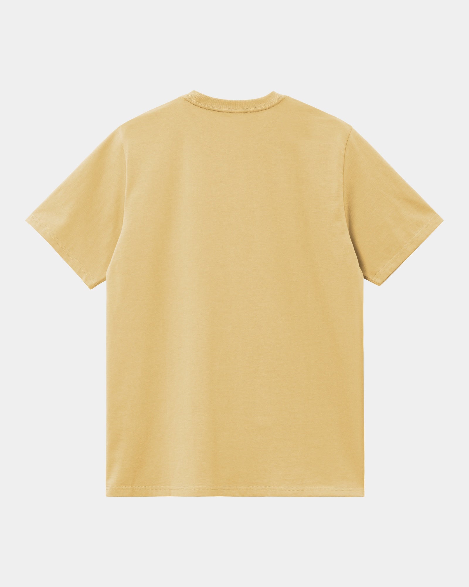 Breathable Pocket T-Shirt for Men & Women | Lightweight Air Yellow Cotton Tee | Casual Wear, Gym, Travel & Everyday Outfits