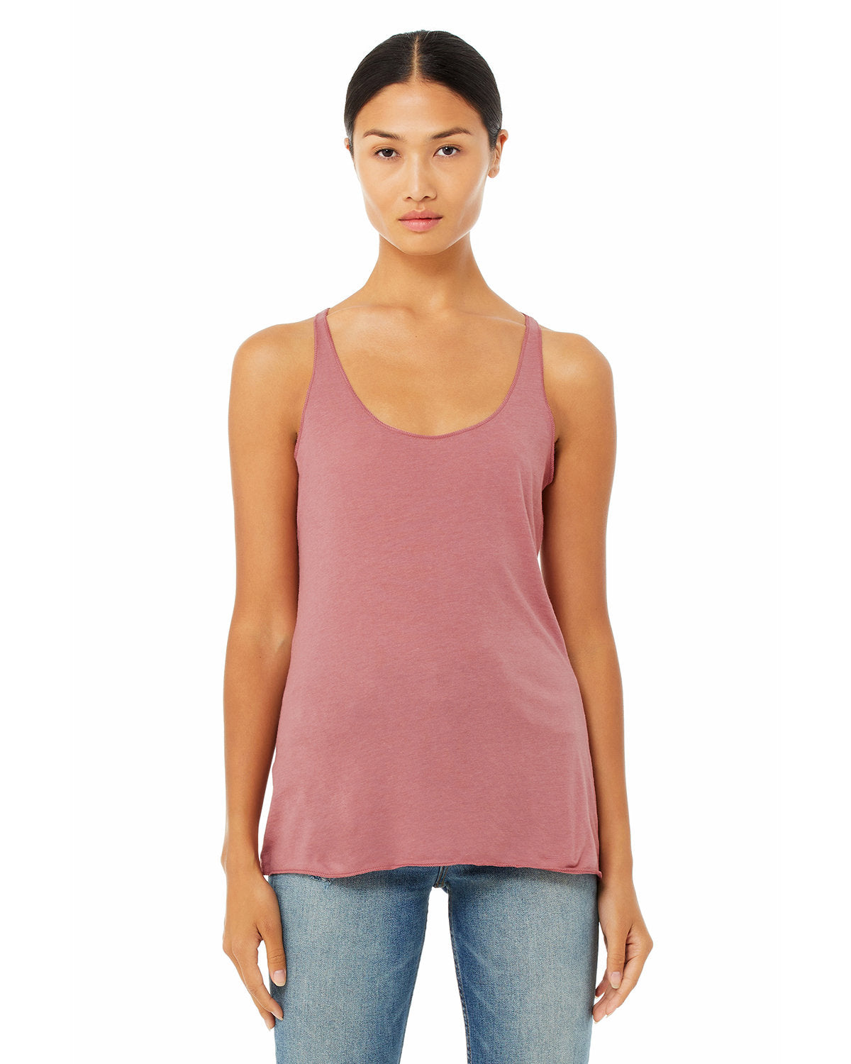 Bella + Canvas 8430 Women's Triblend Racerback Tank Top - Soft Breathable Fabric for Yoga, Gym & Summer Outfits