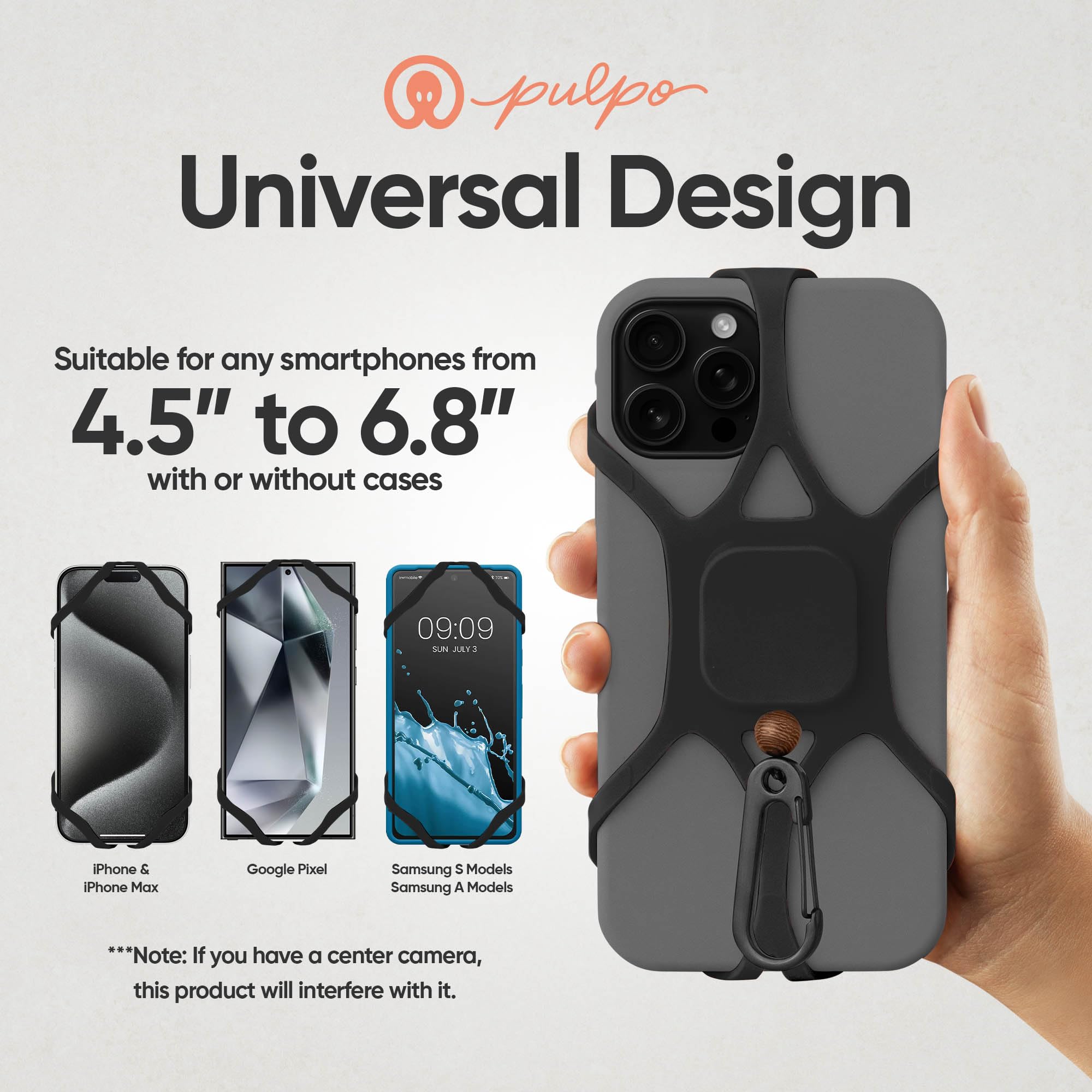 Retractable Anti-Theft Phone Leash for Smartphones Up to 6.8