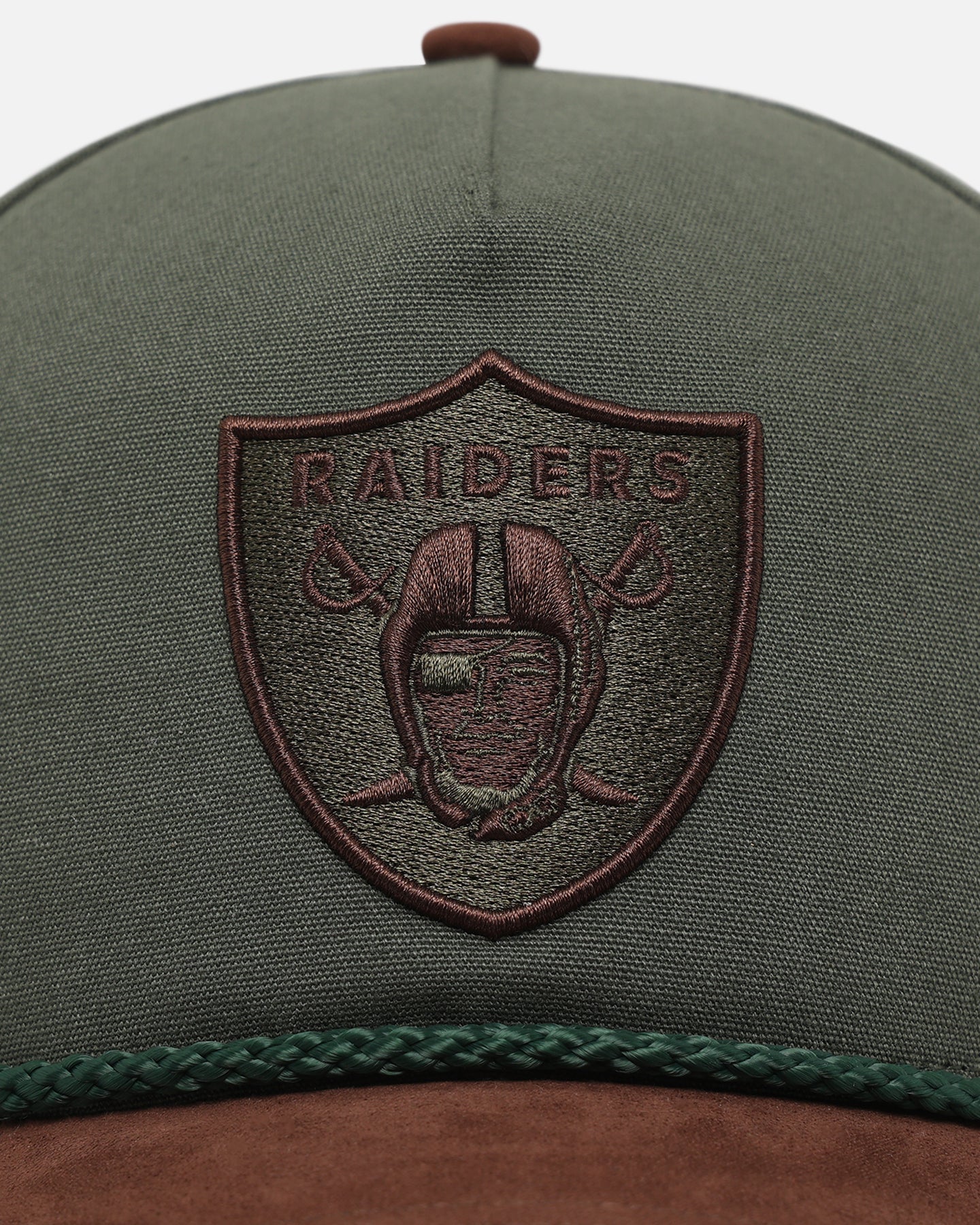 47 Brand Las Vegas Raiders 'Bottle Green' Offside DT Snapback Hat - Adjustable Baseball Cap for Men & Women - Perfect for Game Day, Sports Events & Casual Wear