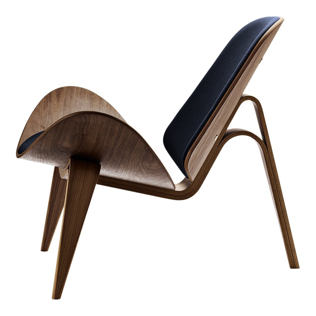 CH07 Shell Chair - Modern Plastic Armchair for Indoor & Outdoor Use - Perfect for Living Room, Patio, and Office Spaces
