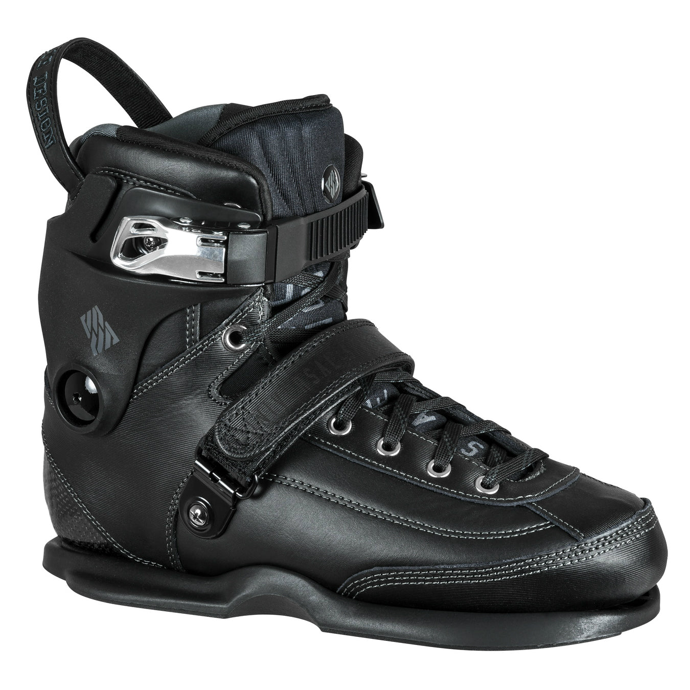 USD Carbon Team Black Boot Inline Skates - Professional Rollerblades for Speed Skating & Fitness Training | Perfect for Outdoor Sports & Urban Commuting
