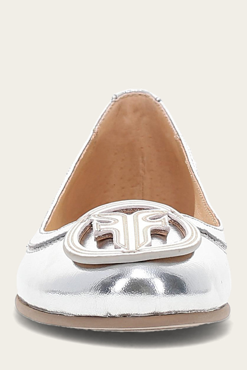 Carson Logo Ballet Flats - Comfortable Women's Ballet Shoes for Dance, Work & Casual Wear | Perfect for Ballet Class, Office & Everyday Outfits