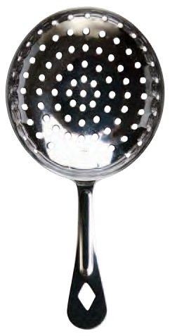 Premium Stainless Steel Julep Cocktail Strainer for Home Brewing & Mixology - Perfect for Mint Juleps, Cocktails & Bar Use - UP-JST-6