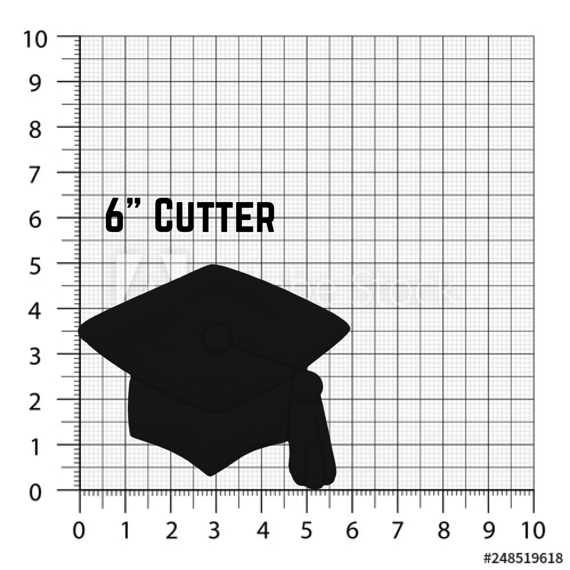 Sweet Prints Inc Graduation Cap Cookie Cutter Set - Stainless Steel Baking Tools for Graduation Party, Cupcake Decorating & DIY Cookies (Dishwasher Safe) - Perfect for Graduation Celebrations, School Events & Gift Giving