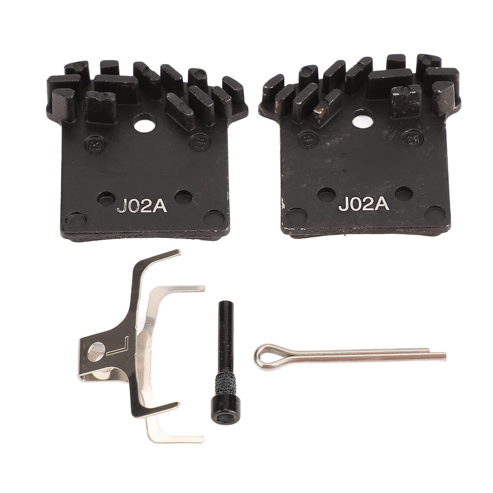 Alomejor 1 Pair Bike Disc Brake Cooling Pads - High Performance Metal Oil Brake Heat Sink Pads for MTB & Road Bikes - Perfect for Mountain Biking, Commuting & High-Speed Cycling