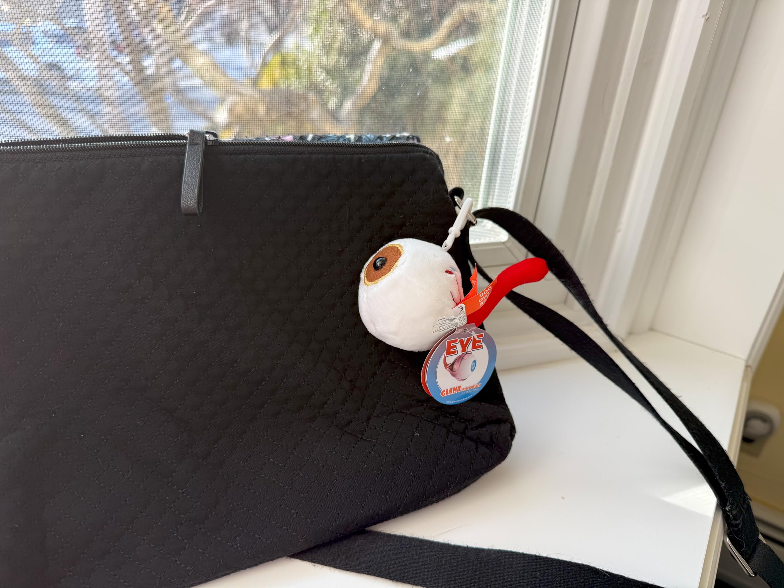 Giantmicrobes Eye Plush Keychain - Cute Stuffed Eyeball Toy for Eye Doctors, Optometrists & Ophthalmologists | Fun Gift for Opticians & Ophthalmic Technicians | Perfect for Medical Students, White Coat Ceremonies & Office Decor