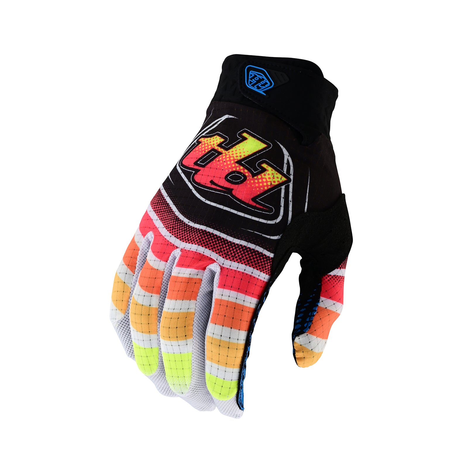 Youth Air Glove Wavez Black/Multi - Breathable Sports Gloves for Basketball, Cycling & Gym Workouts - Perfect for Training & Outdoor Activities