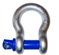 5/8 Inch Peer Lift Alloy Screw Pin Shackle - Heavy Duty Lifting Hardware for Marine, Rigging & Towing Applications