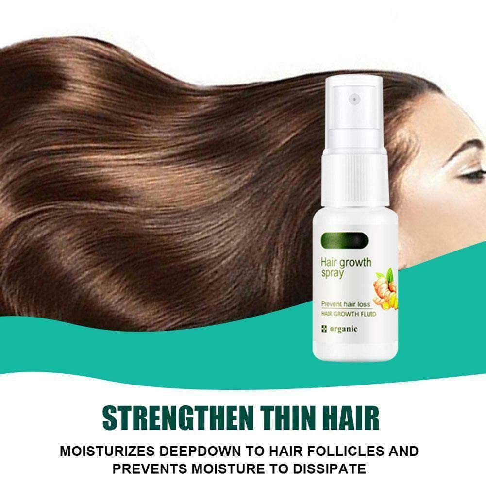 New Biotin & Ginger Hair Growth Serum - Fast Regrowth Treatment with Natural Ingredients for Thicker, Fuller Hair - Perfect for Thinning Hair, Hair Loss & Scalp Care