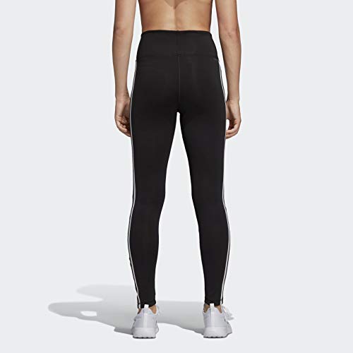 adidas Women's Designed 2 Move 3-Stripes High-Rise Long Tights - Workout Running Yoga Athletic Leggings for Women