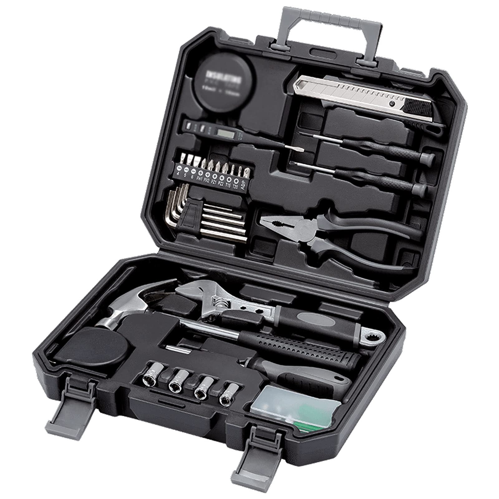 60-Piece Household Tool Kit Set - Multifunctional Basic Repair & Maintenance Tools for Home DIY Projects | Perfect for Plumbing, Electrical, and General Home Repairs