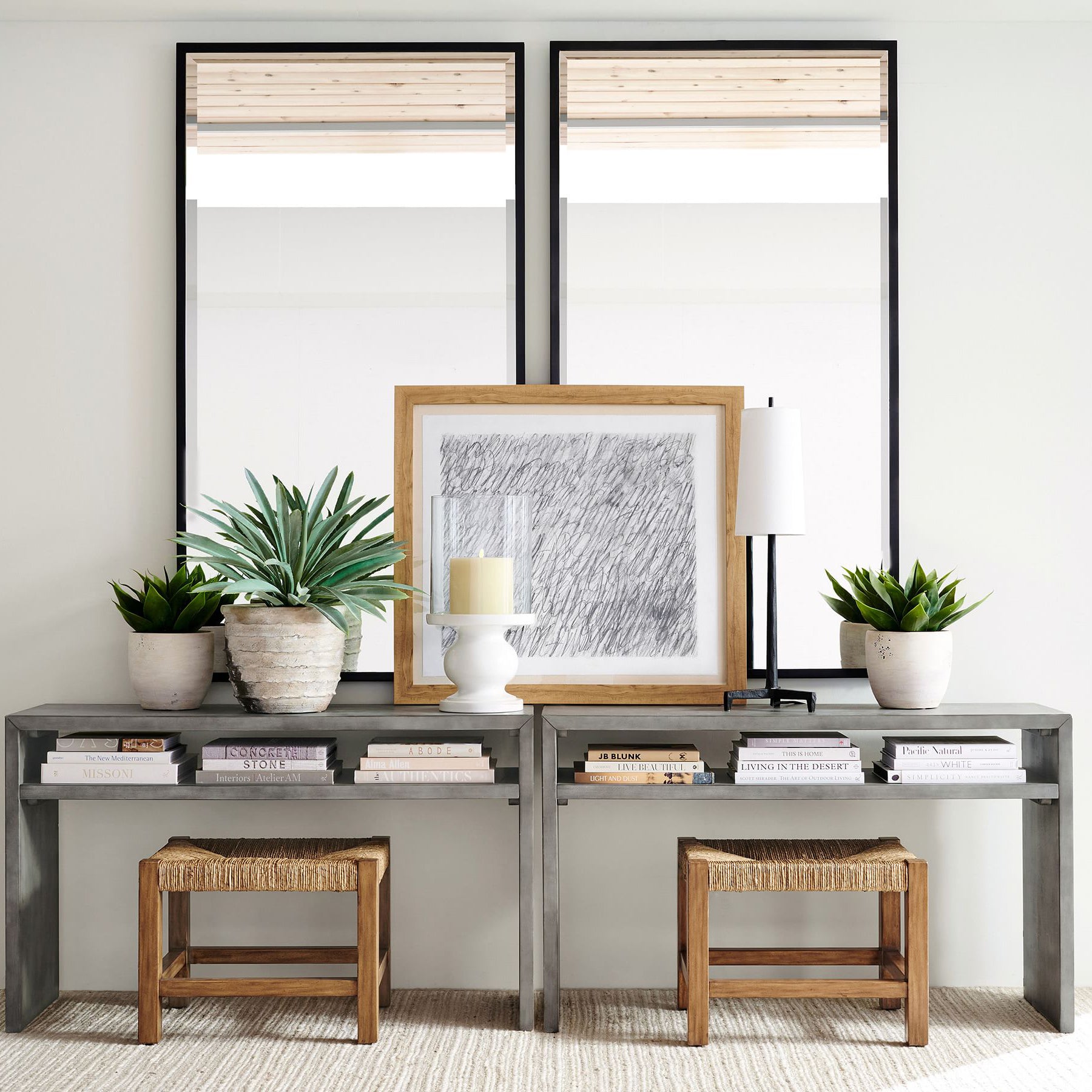 Modern Fallon Table Lamp - Adjustable LED Desk Light for Home Office, Bedroom & Living Room - Warm White & Cool White Light Modes for Reading, Working & Relaxing