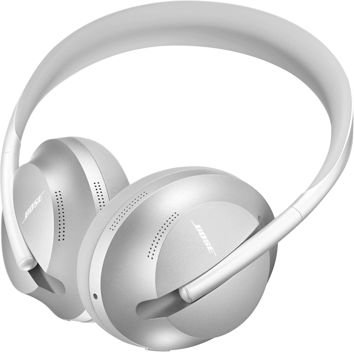 Bose Headphones 700 - Premium Noise Cancelling Bluetooth Over-Ear Wireless Headphones with Built-in Mic, Alexa Voice Control & Crystal Clear Call Quality (Silver Luxe) | Perfect for Travel, Work & Home Entertainment