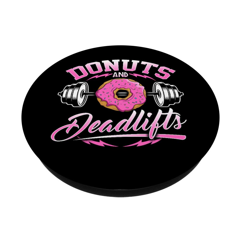 Donuts And Deadlifts Gym T-Shirt - Funny Weightlifting Workout Tee for Men & Women - Perfect for Gym, Powerlifting & Fitness Enthusiasts