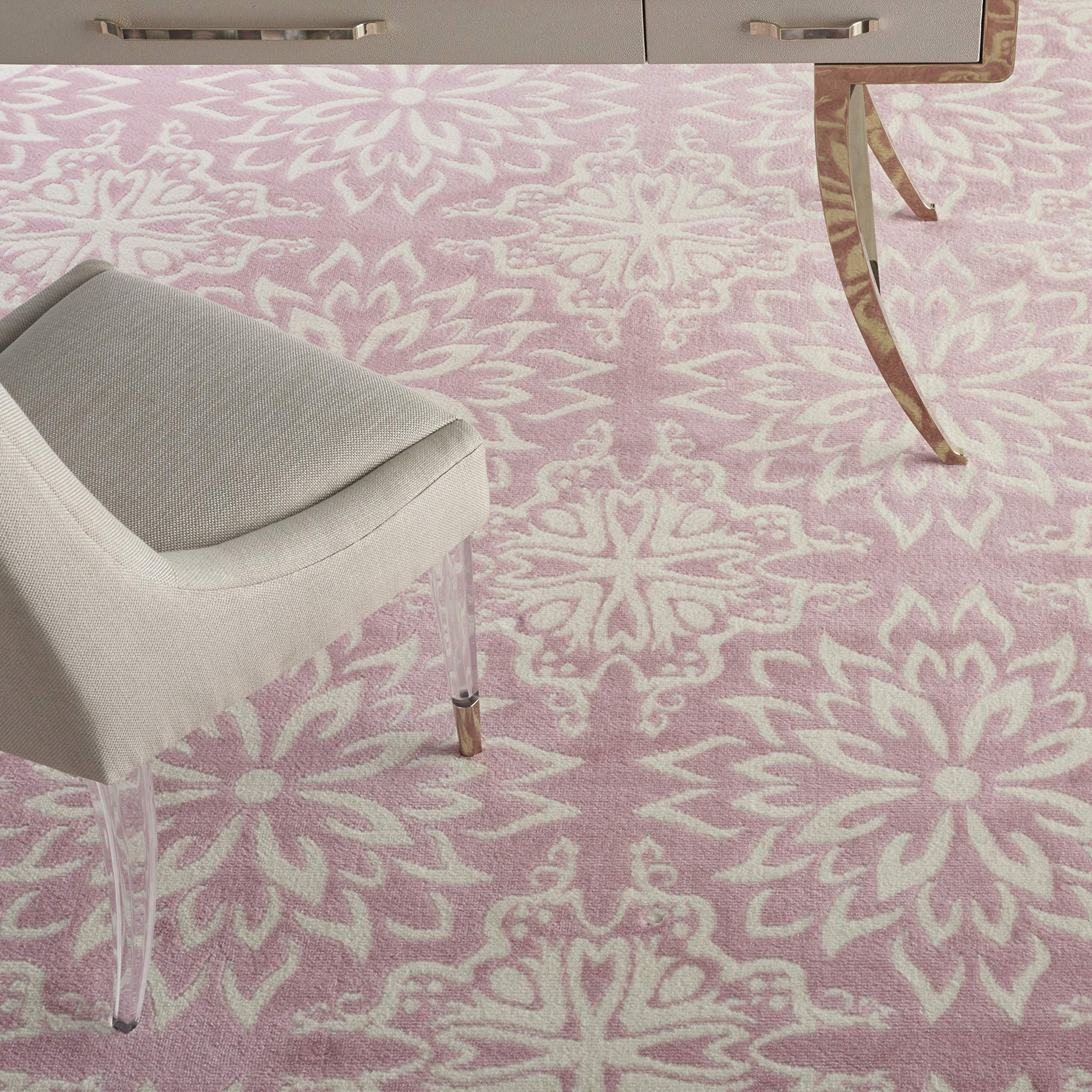 Nourison Jubilant Floral Ivory/Pink 8'6