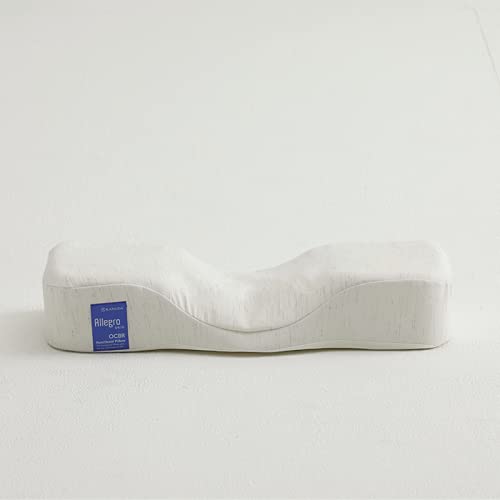 KANUDA Allegro Large Orthopedic Pillow with Built-in Physical Therapy Techniques - Premium Support for Neck & Back Pain Relief - Ideal for Larger Body Types - Perfect for Side Sleepers, Office Chairs & Post-Surgery Recovery