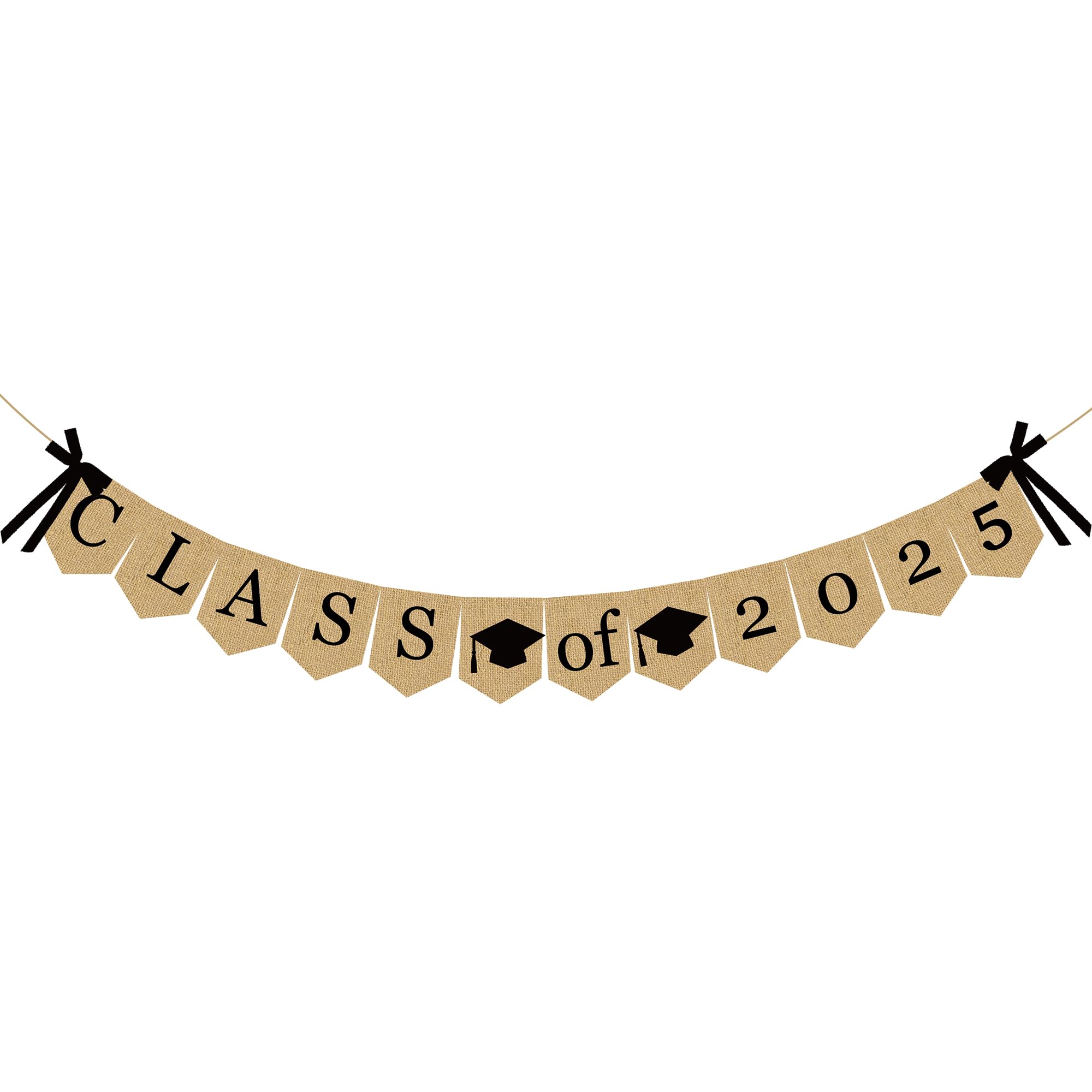 Class of 2025 Graduation Banners - Ready-to-Use Rustic Vintage Decor for College & High School Graduation Parties | Perfect for Wall Decor, Photo Backdrops & Celebration Signage