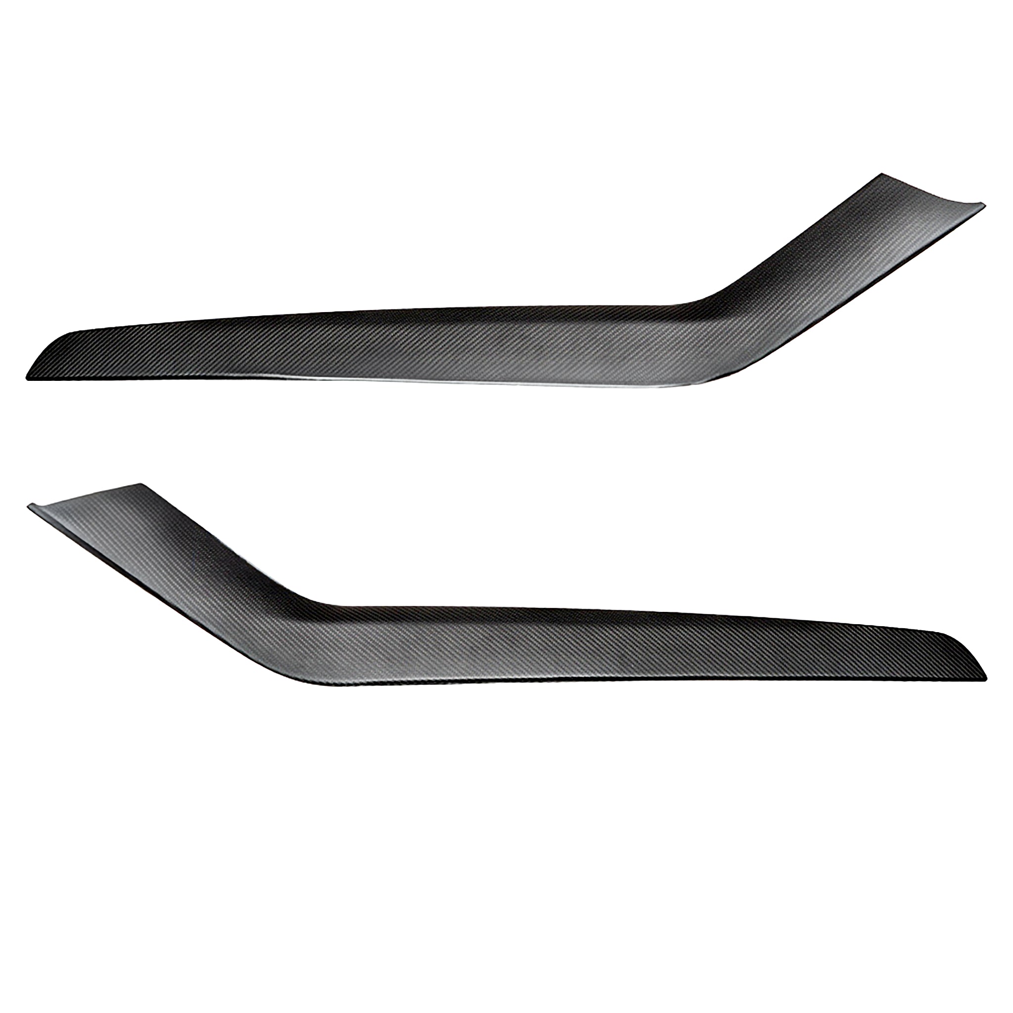 2025+ Tesla Model Y Juniper Real Carbon Fiber Center Console Side Panel Covers - Premium Interior Upgrade for Enhanced Style & Protection | Perfect for Daily Commute & Road Trips