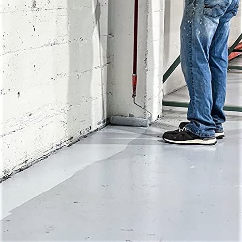 Ames Safe-T-Deck® Smooth Formula Floor Paint - 5 Gallon Tan - Non-Slip Garage, Concrete & Wood Floor Coating - Durable, Weather-Resistant - Made in USA - Ideal for Driveways, Basements, Patios & Workshops