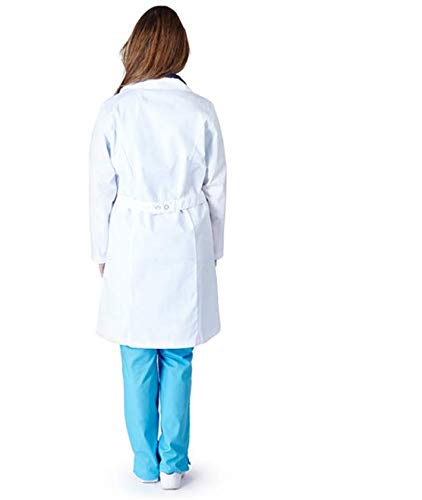 M&M SCRUBS Women's Lab Coat - Professional Medical Uniform for Nurses, Doctors & Healthcare Workers | Perfect for Hospitals, Clinics & Laboratories