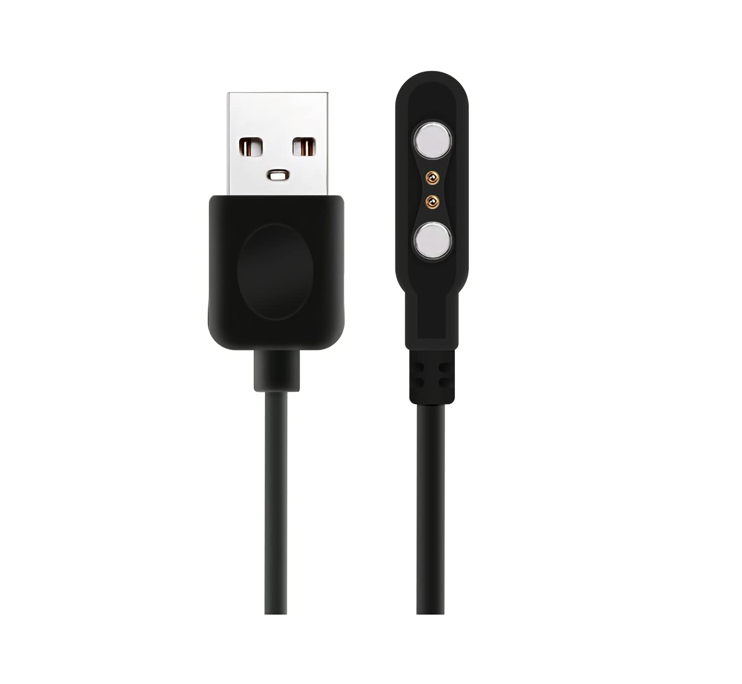 Universal Magnetic Smart Watch Charger Cable - 2 Pin USB Charging Cord for Smartwatches & Fitness Trackers (2.84mm Pin Spacing) | Perfect for Apple Watch, Samsung Galaxy Watch, Garmin & More