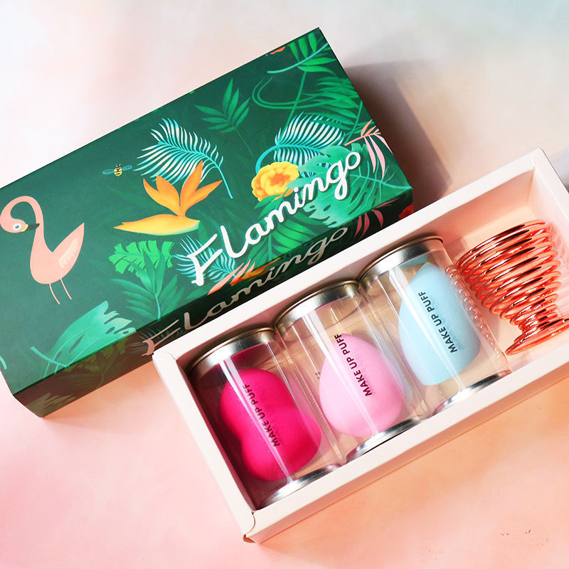 Premium Gourd Water Drop Makeup Sponge Set - Blending Beauty Egg for Flawless Foundation Application - Perfect Makeup Gift Box for Professionals & Beginners - Ideal for Daily Makeup, Travel & Professional Kit