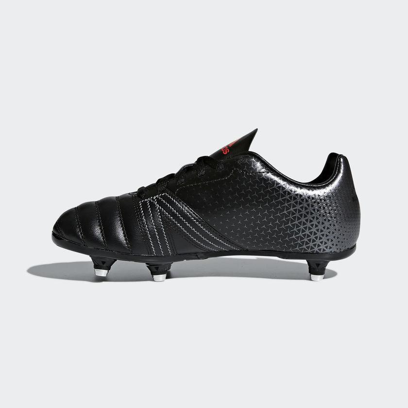 Adidas All Blacks SG Junior Rugby Boots - Lightweight Soccer Cleats for Kids - Perfect for Rugby Matches & Training Sessions