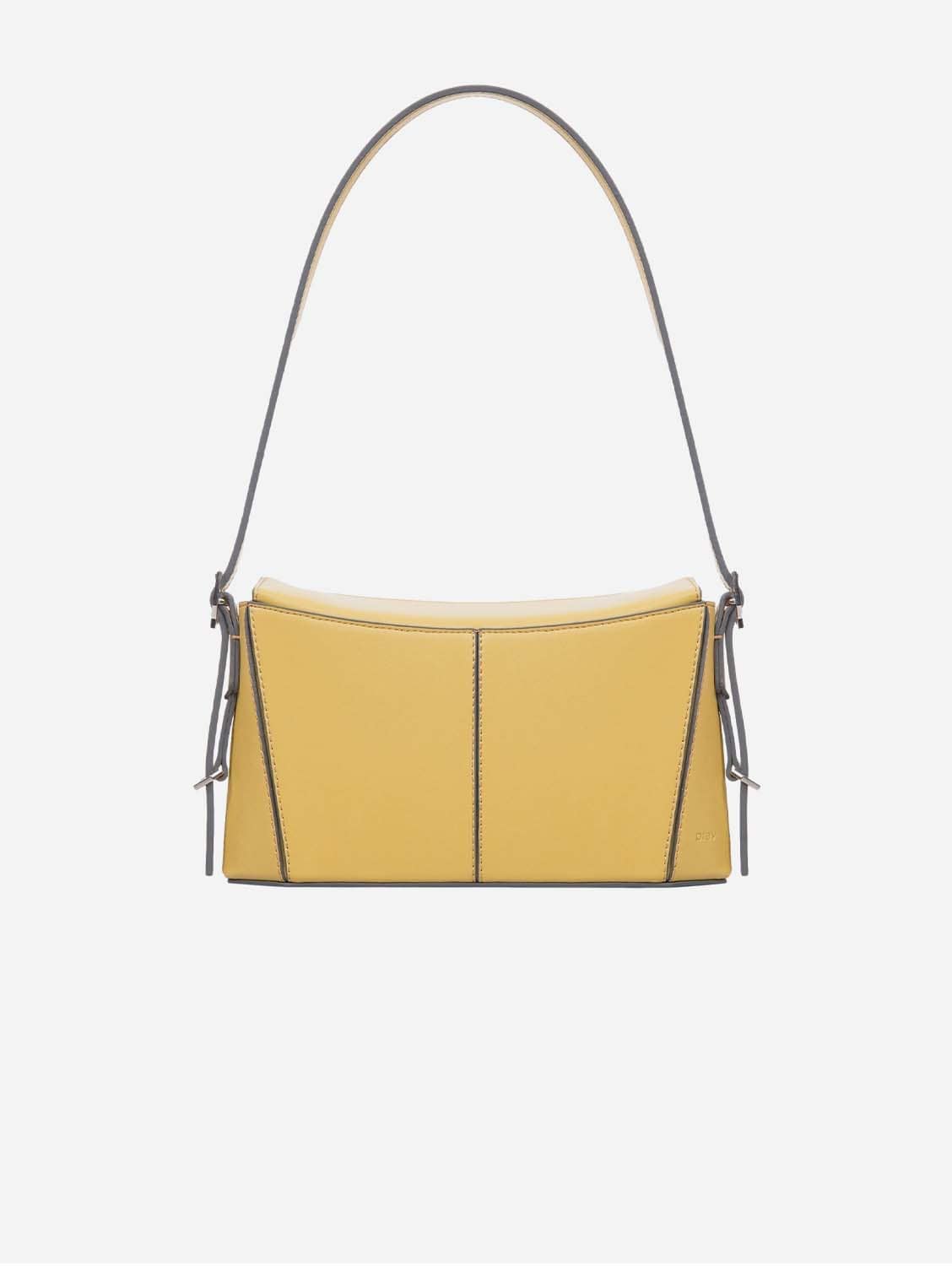 Kiara Vegan Leather Mini Crossbody Bag for Women - Apple Leather, Lemon Yellow | Stylish & Eco-Friendly Purse for Casual Outings, Parties & Travel