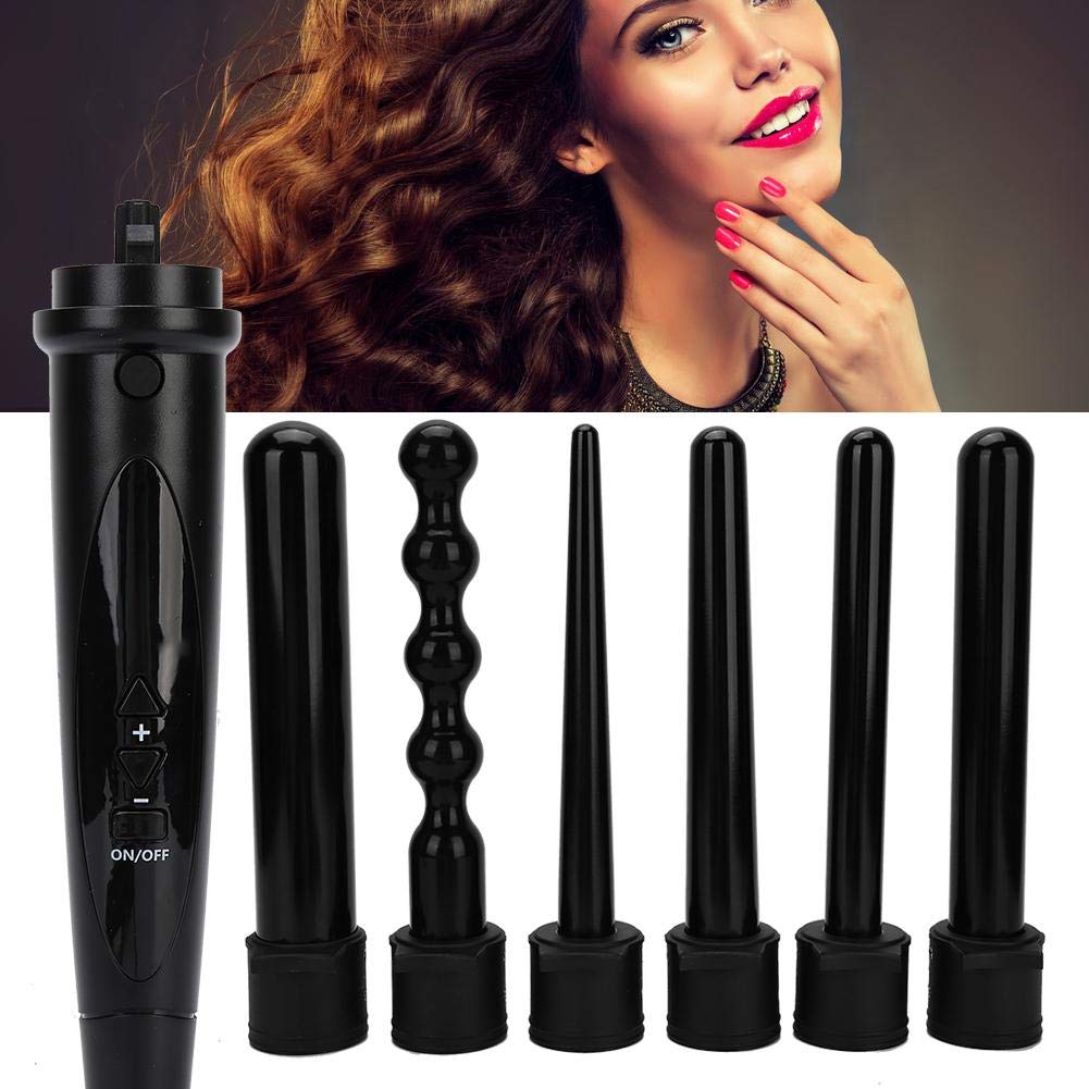 Adjustable Temperature Electric Hair Curler - Fast Heating Multi-Functional Styling Wand for Wavy & Curly Hair - Perfect for Home, Salon & Travel Use