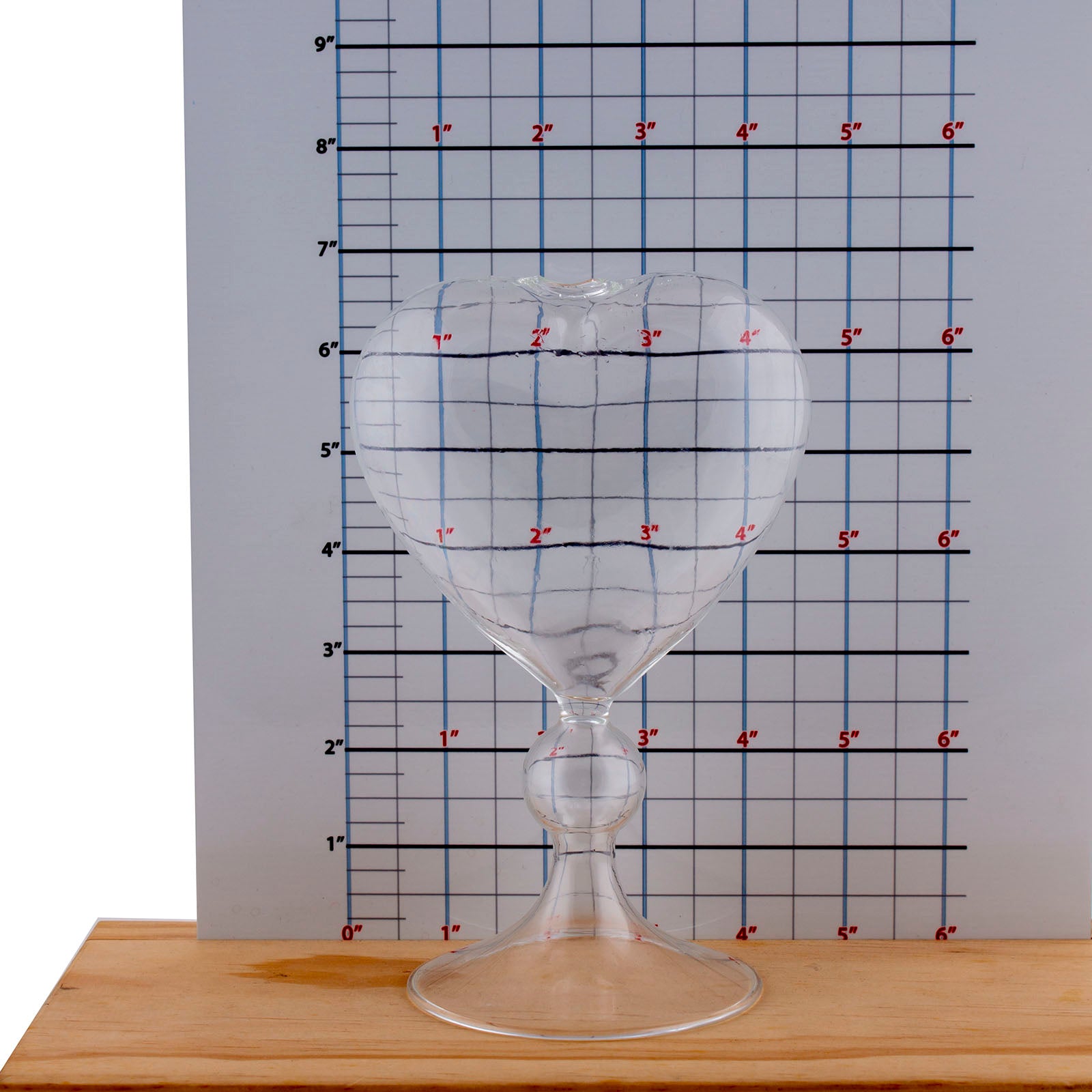 BarConic® Heart Glass - 8 oz Clear Drinking Cup for Cocktails, Coffee & Tea - Perfect for Valentine's Day, Weddings & Romantic Dinners